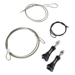 Sicherungsleinen-Set aus Edelstahl, 40 & 100cm