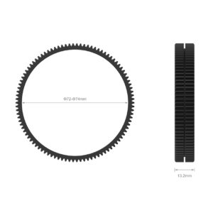 Seamless Focus Gear Ring ø72-74mm