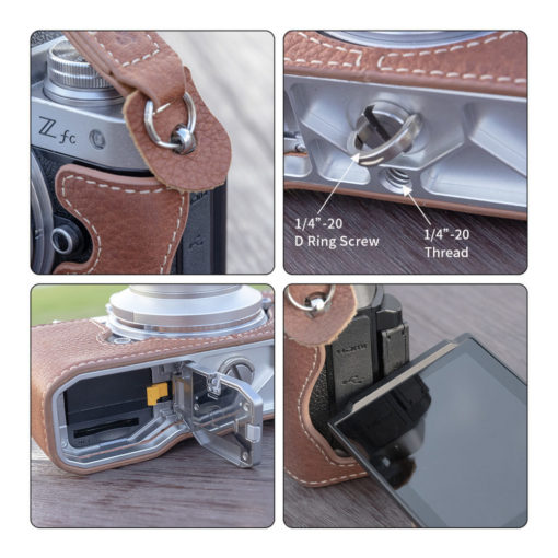 <span class="marke">SmallRig </span>3481 Leather Half Case & Strap – Bild 2