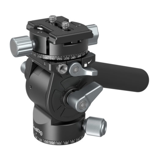 Lightweight Fluid Video Head Arca-Swiss quick release