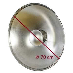 Beauty Dish mit Wabe ø70cm Universalanschluss