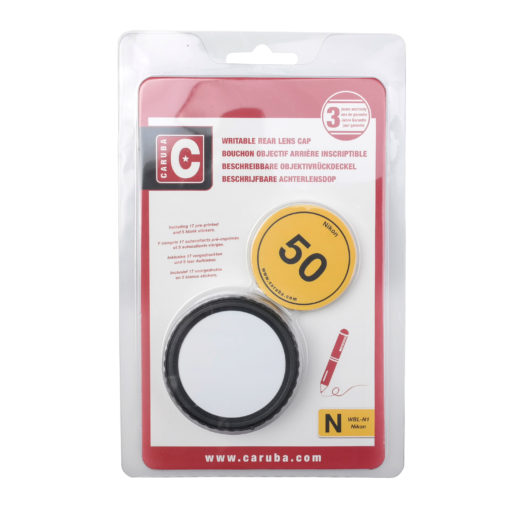 Rear Lens Cap, beschreibbar Nikon F