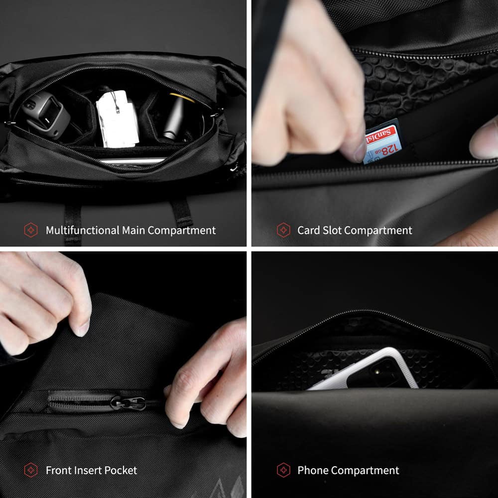 VSGO Black Snipe Sling Bag 4 Liter