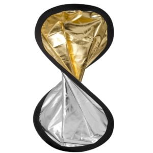 Reflektorhalter-Set silber/gold, ⌀100cm