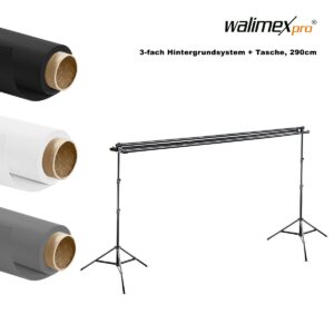 <span class="marke">walimex pro </span>3-fach Hintergrundsystem