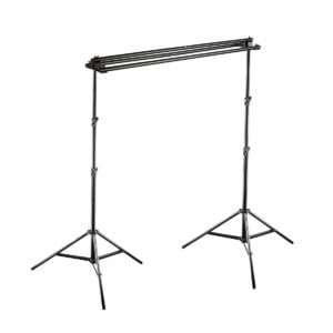 3-fach Hintergrundsystem max. Höhe 250cm, max. Breite 290cm