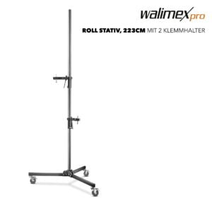 Rollstativ mit Klemmhaltern 223cm