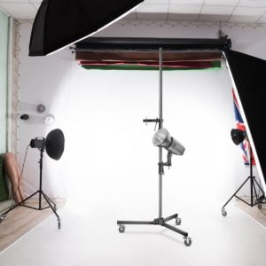 Rollstativ mit Klemmhaltern 223cm