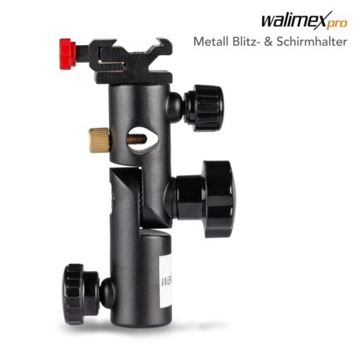 <span class="marke">walimex pro </span>Metall Blitz- & Schirmhalter