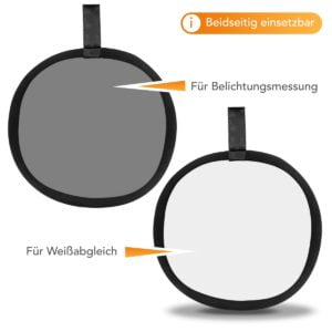 Graukarte ⌀30cm faltbar