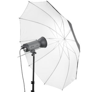 Reflexschirm ø150cm weiß/schwarz
