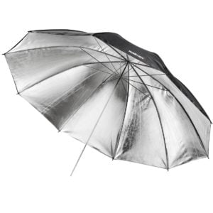 Reflexschirm ø150cm silber/schwarz