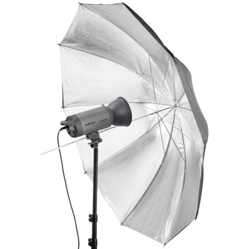 Reflexschirm ø150cm silber/schwarz
