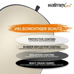 5in1 Faltreflektor wavy 100x170cm
