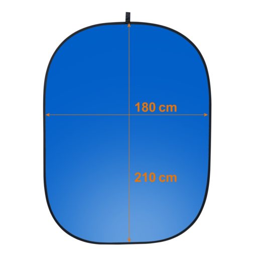 <span class="x">walimex</span> <br>2in1 Falthintergrund grau/blau <br><span class="x">180x210cm</span> – Bild 2