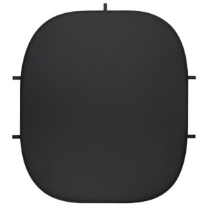 2in1 Falthintergrund schwarz/weiß 200x230cm