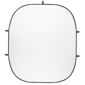 2in1 Falthintergrund schwarz/weiß 200x230cm
