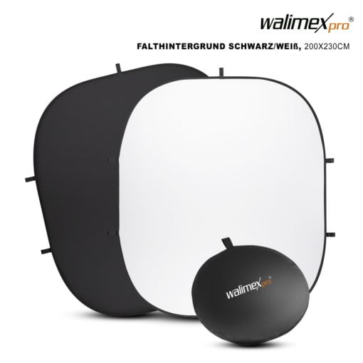 <span class="marke">walimex pro </span>2in1 Falthintergrund schwarz/weiß