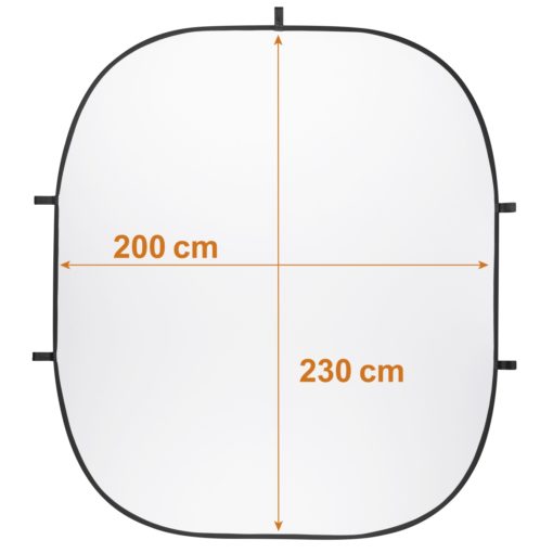 <span class="marke">walimex pro </span>2in1 Falthintergrund schwarz/weiß – Bild 2
