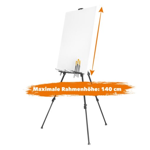 Atelierstaffelei XL Aluminium, 180cm