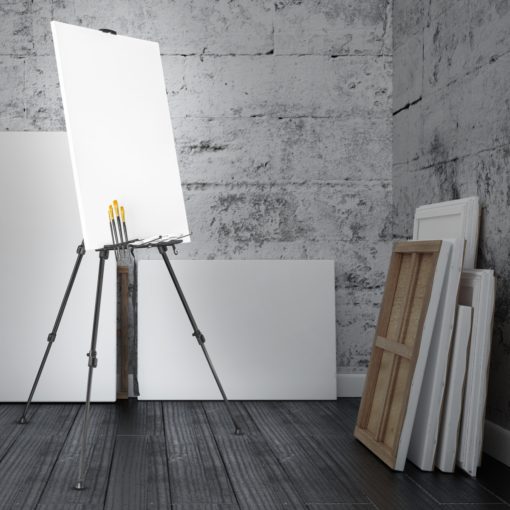 Atelierstaffelei XL Aluminium, 180cm