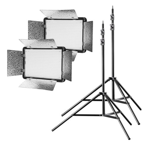 LED Versalight 500 BiColor 2er Set mit Stativ
