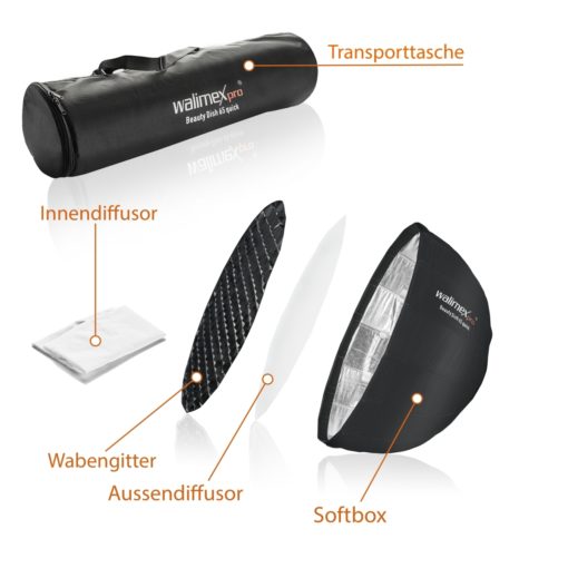 <span class="marke">walimex pro </span>Beauty Dish Softbox QA 65 – Bild 3