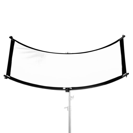 3in1 Halfpipe 150x60cm silber, wavy, weiß