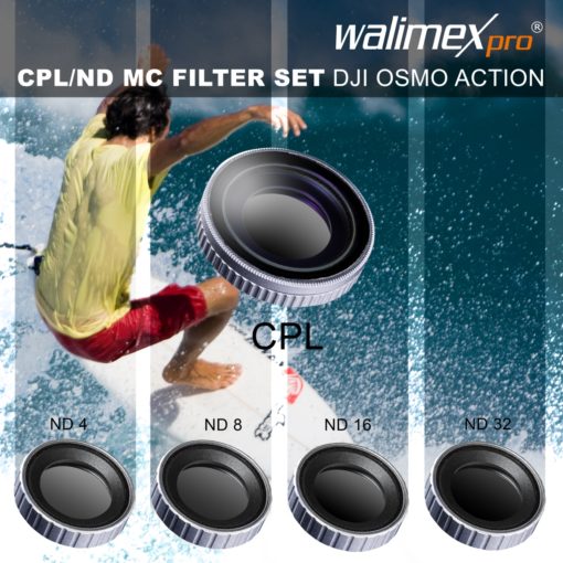 Filter Set CPL & ND für DJI OSMO Action