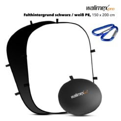 <span class="marke">walimex pro </span>2in1 Falthintergrund schwarz/weiß