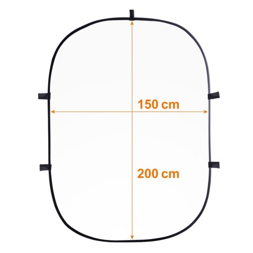<span class="marke">walimex pro </span>2in1 Falthintergrund schwarz/weiß – Bild 2