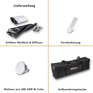 LED 60W Softbox 40x60cm BiColor