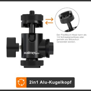 walimex pro Multi Mini-Kugelkopf