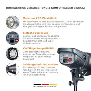 walimex pro Emerger 200 Studioblitz Studioblitz