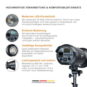 walimex pro Stager 600 HSS Studioblitz Studioblitz