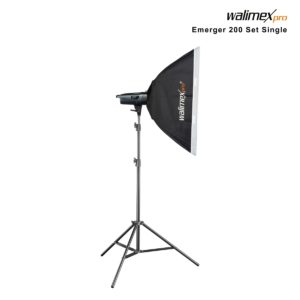 walimex pro Emerger 200 Set Single Studioblitz