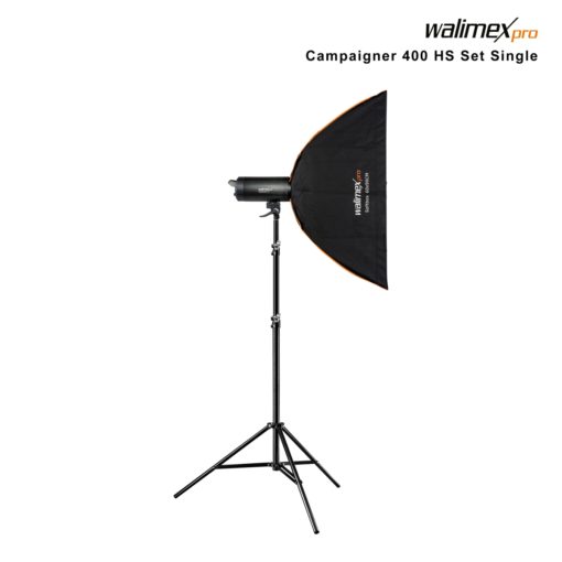 walimex pro Campaigner 400 HS Set Single Studioblitz