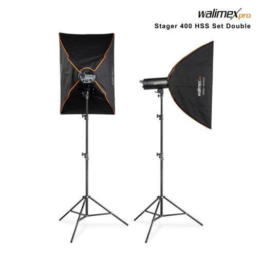 walimex pro Stager 400 HSS Set Double Studioblitz