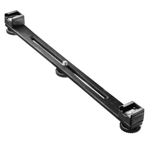 walimex pro 2fach Hilfsschiene für LED/Systemblitz