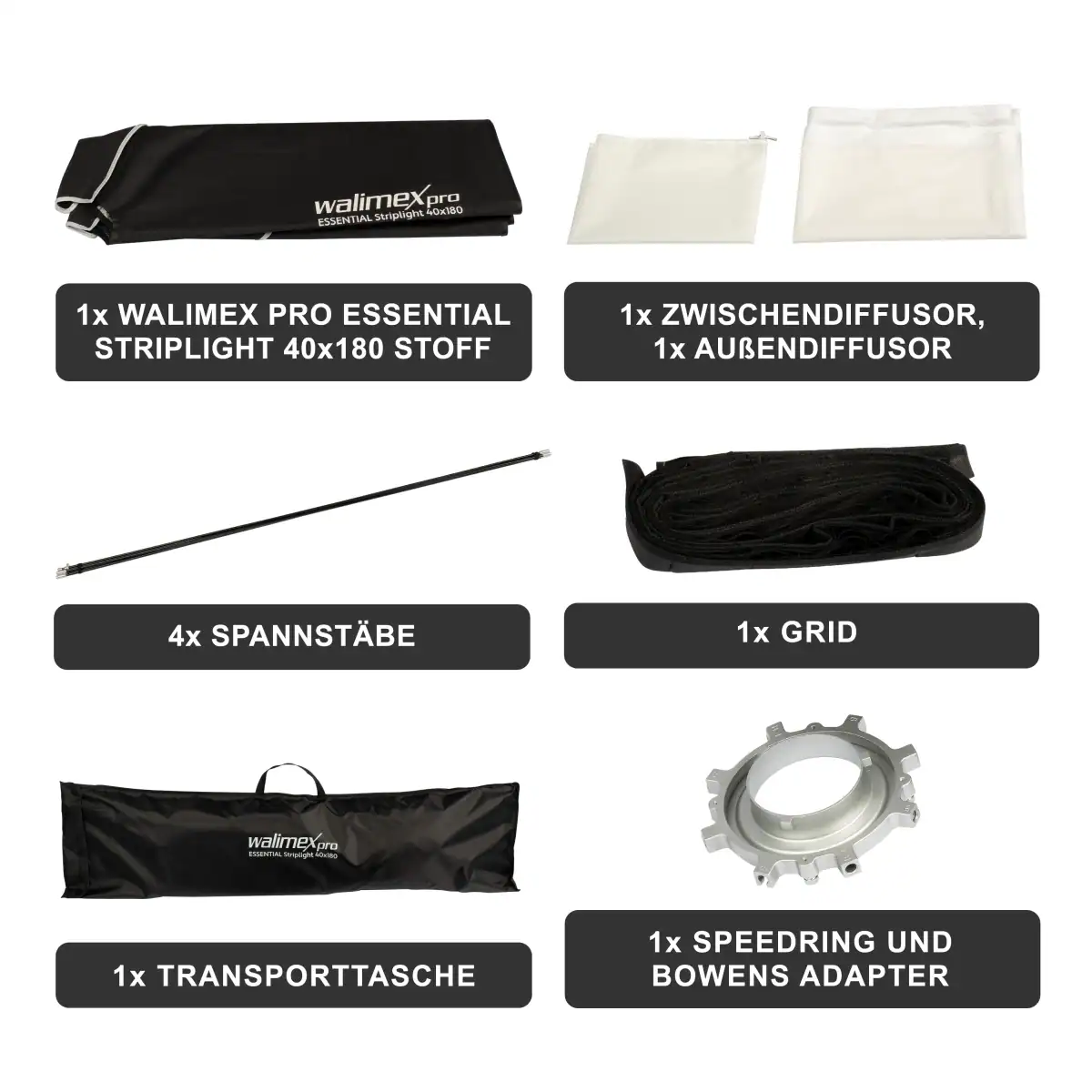 walimex pro Essential Striplight 40x180 universal