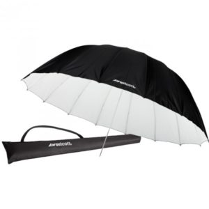 Parabolschirm ø220cm weiß/schwarz